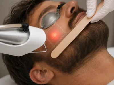 Laserbaardontharingsbehandeling